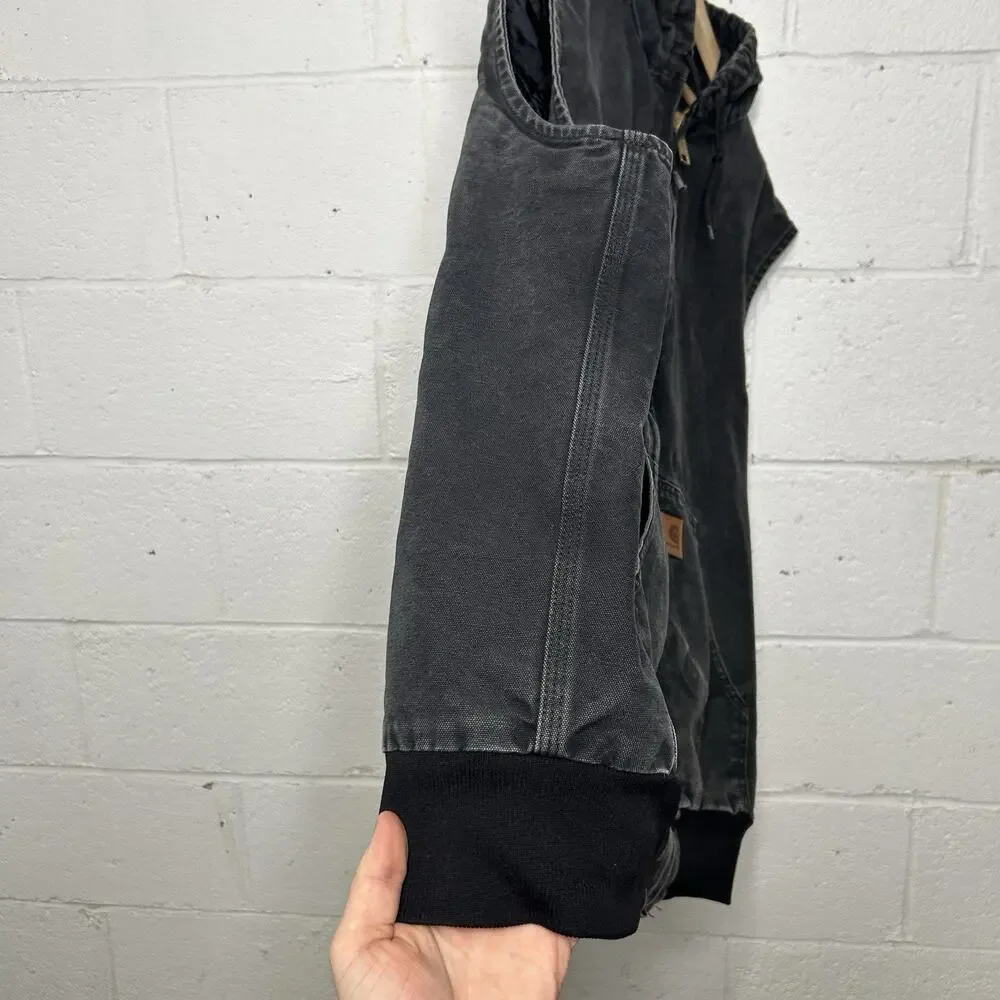 Y2K Carhartt Quilted Hooded Vest “Black” 100121-001 - Picture 6 of 11